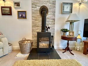 Lounge Log Burner- click for photo gallery